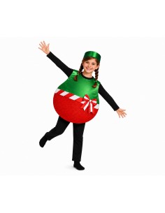 Weihnachtskugel-Kostüm mit neuer Schleife 2